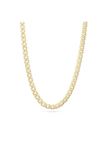 Braided gold-plated necklace